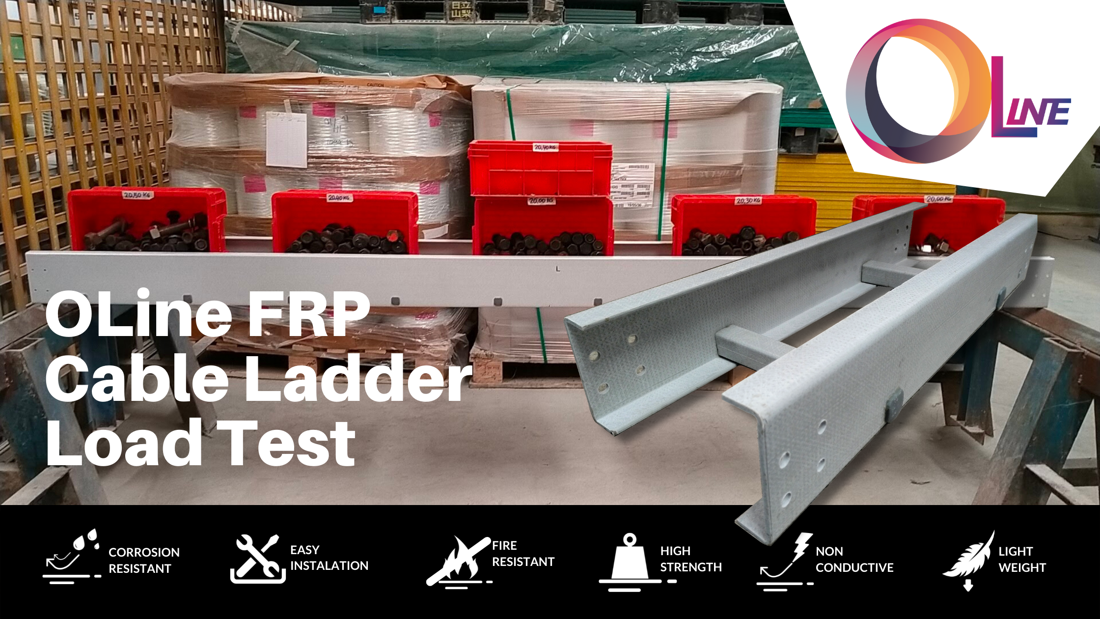 Hasil Test Load OLine FRP Cable Ladder?