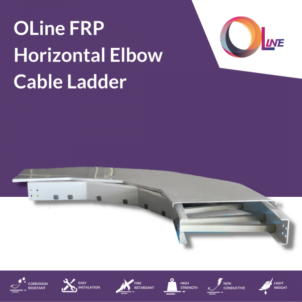 OLine FRP Horizontal Elbow Cable Ladder