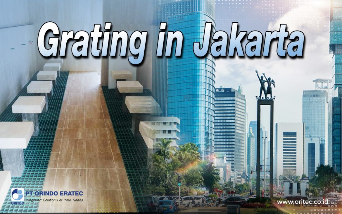 Hi-Grid FRP Grating from PT Origa Mulia FRP has been used as grating in Jakarta in many facilities such as factory areas, maintenance bridges, drainage areas, inlet covers (water gutters), work platforms, and public facilities.