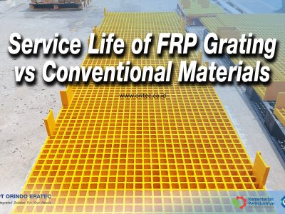 Service Life of FRP Grating vs Conventional Materials