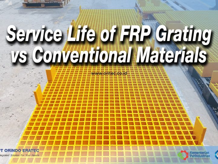 Service Life of FRP Grating vs Conventional Materials