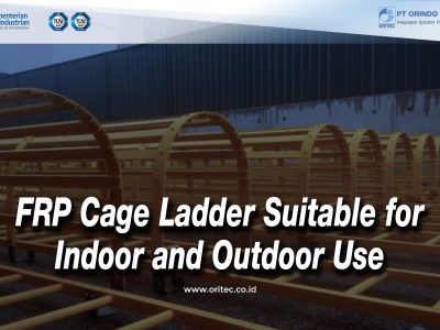 FRP Cage Ladder Suitable for Indoor and Outdoor Use