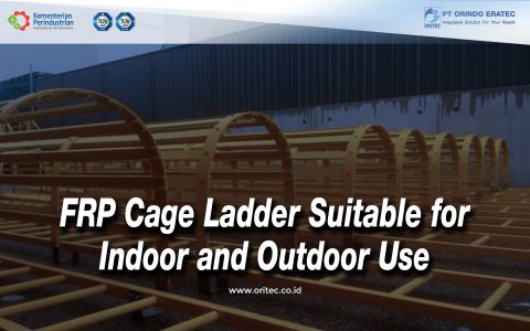 A cage ladder is a vertical ladder equipped with a protective circular frame surrounding it. This ladder is commonly used as access to higher areas such as building roofs, tanks, platforms, or other technical areas.
