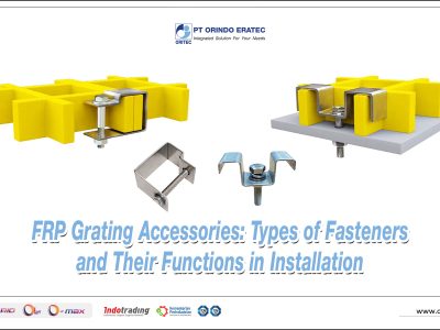 FRP Grating Accessories: M-Clips, C-Clips, Bolts and Nuts
